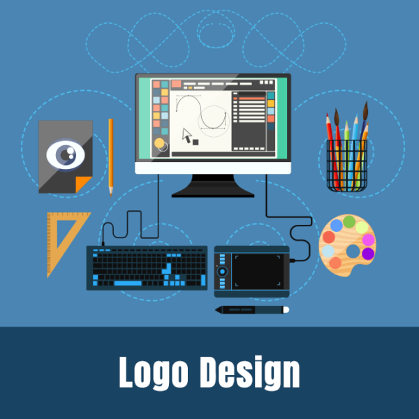 affordable logo design services for graphic design, graphic designer, logo designer tools with computer and graphic design devices